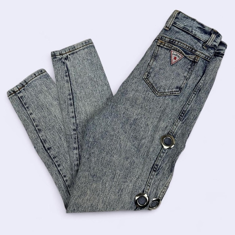 Vintage Acid wash high-waisted mom jeans